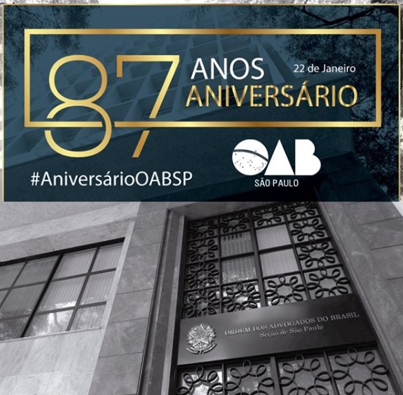 Anivers Rio Oabsp Anos Oab Bragan A Ordem Dos Advogados Do Brasil